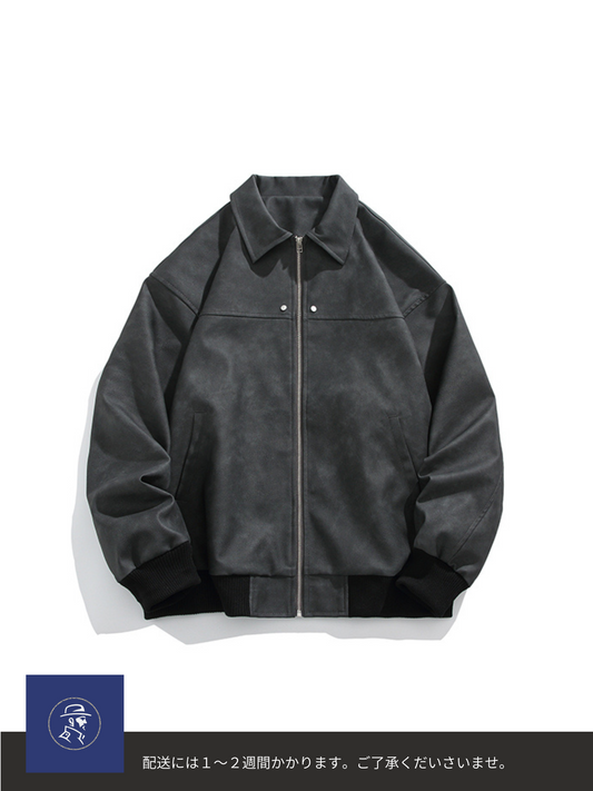 アメリカンレトロ クリーンフィット レザージャケット メンズ