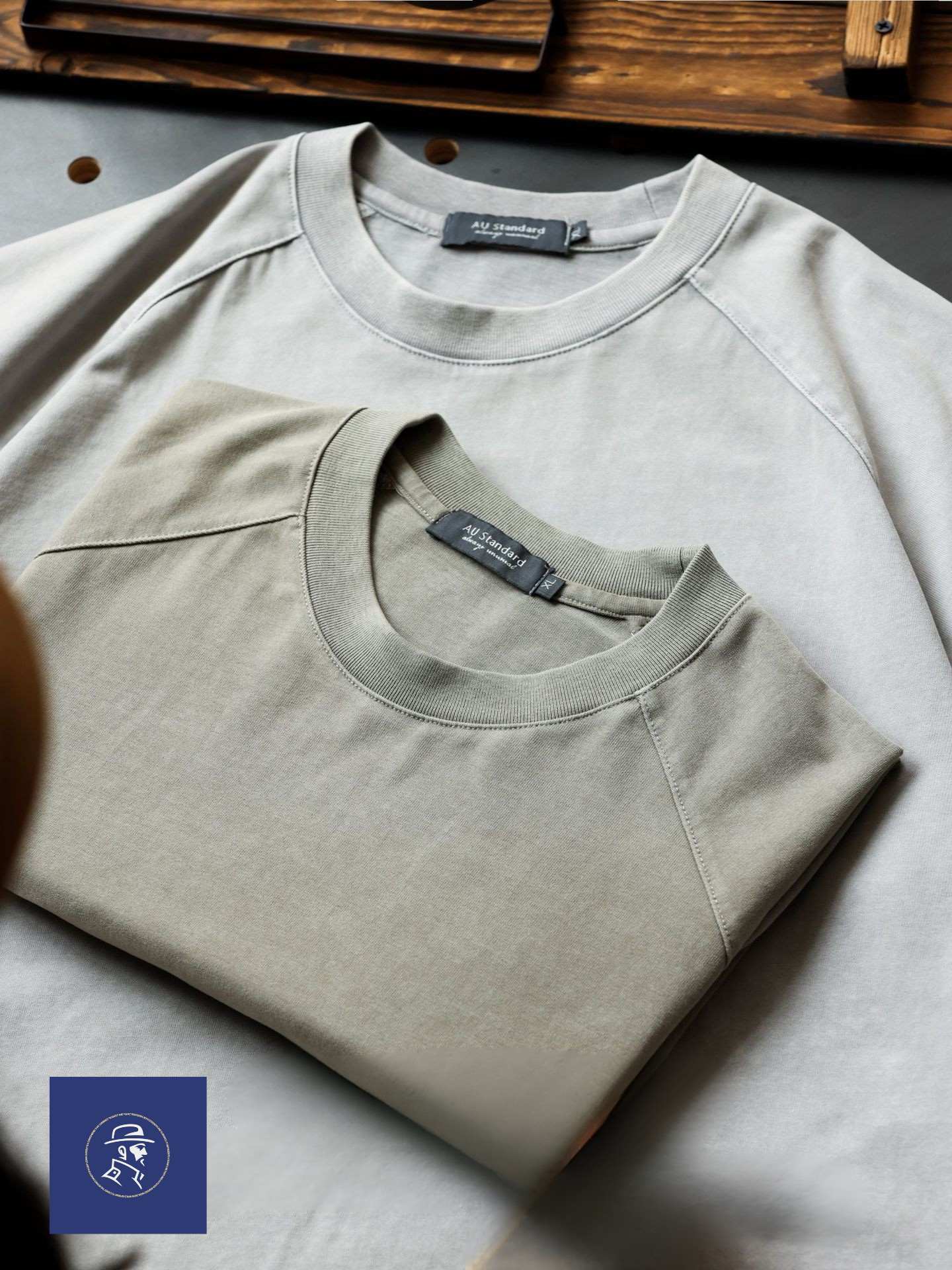 Tシャツメンズ夏レトロヘビー
ウォッシュカジュアルルーズボトリングシャツ
